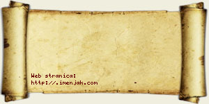 Lana Đinđić vizit kartica